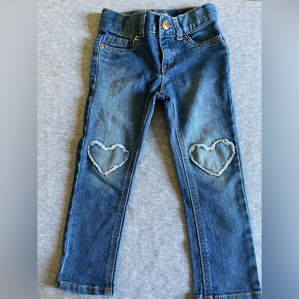 🌵.  Girls Cat & Jack Blue Jeans Size 3T‎ Never Worn  NWOT